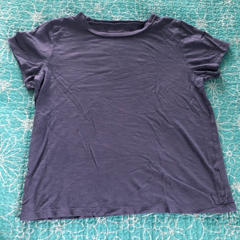 American Eagle Blue/Periwinkle Tee Shirt